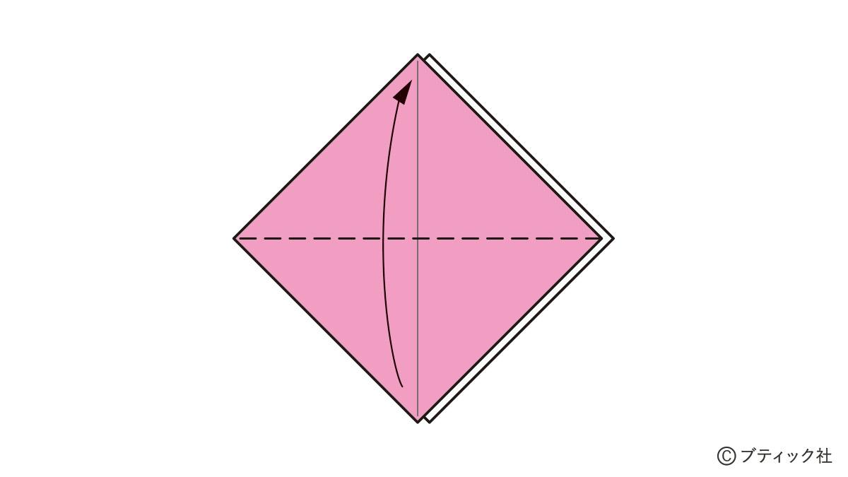 子どもに人気 簡単かわいい折り紙の平面のいちごの折り方 ぬくもり