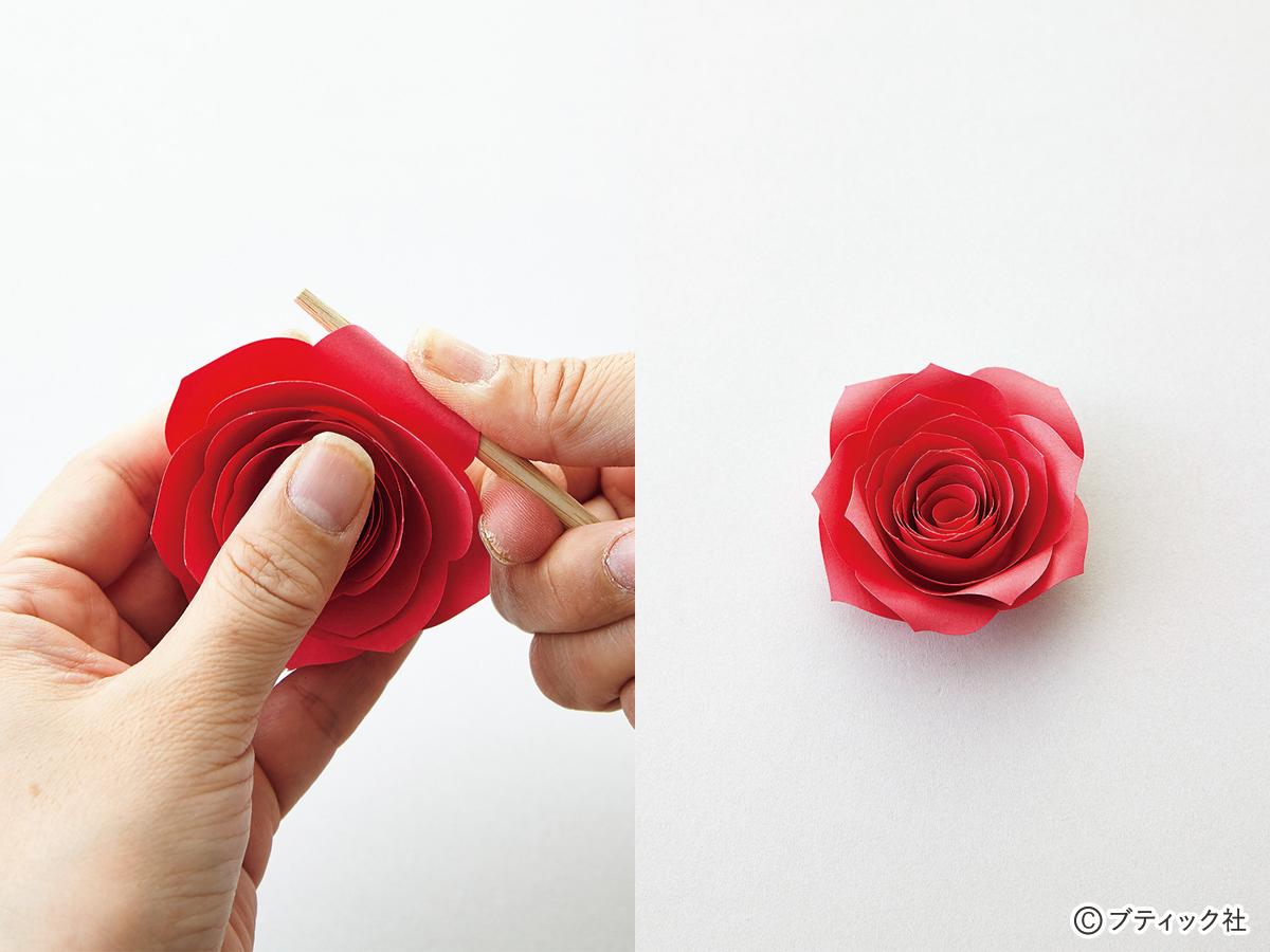 画用紙で作る！立体的なバラの花束の作り方｜ぬくもり