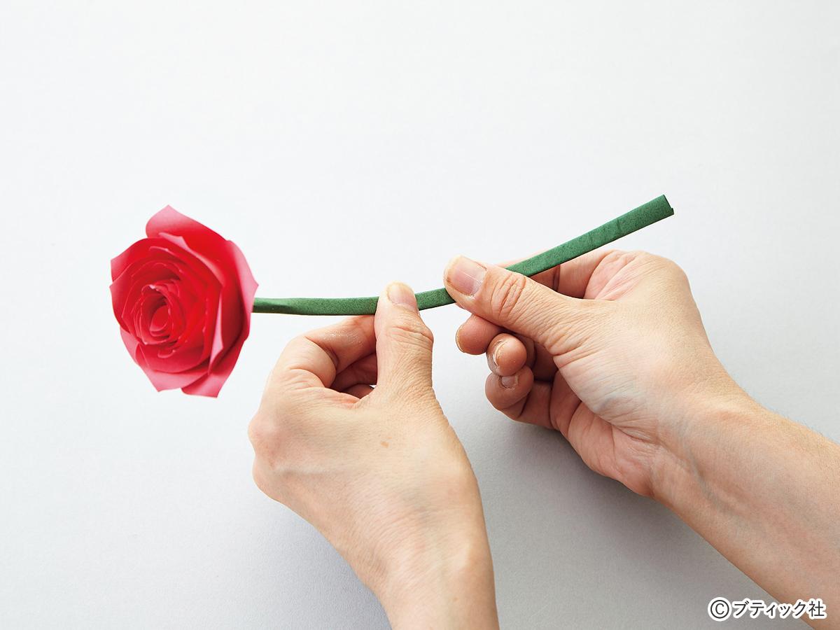 画用紙で作る 立体的なバラの花束の作り方 2ページ目 ぬくもり