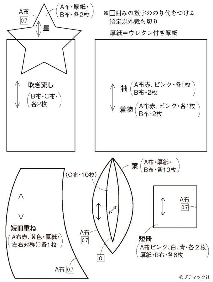 ガーランドとしても楽しめる 七夕モチーフのつるし飾り の作り方 ぬくもり