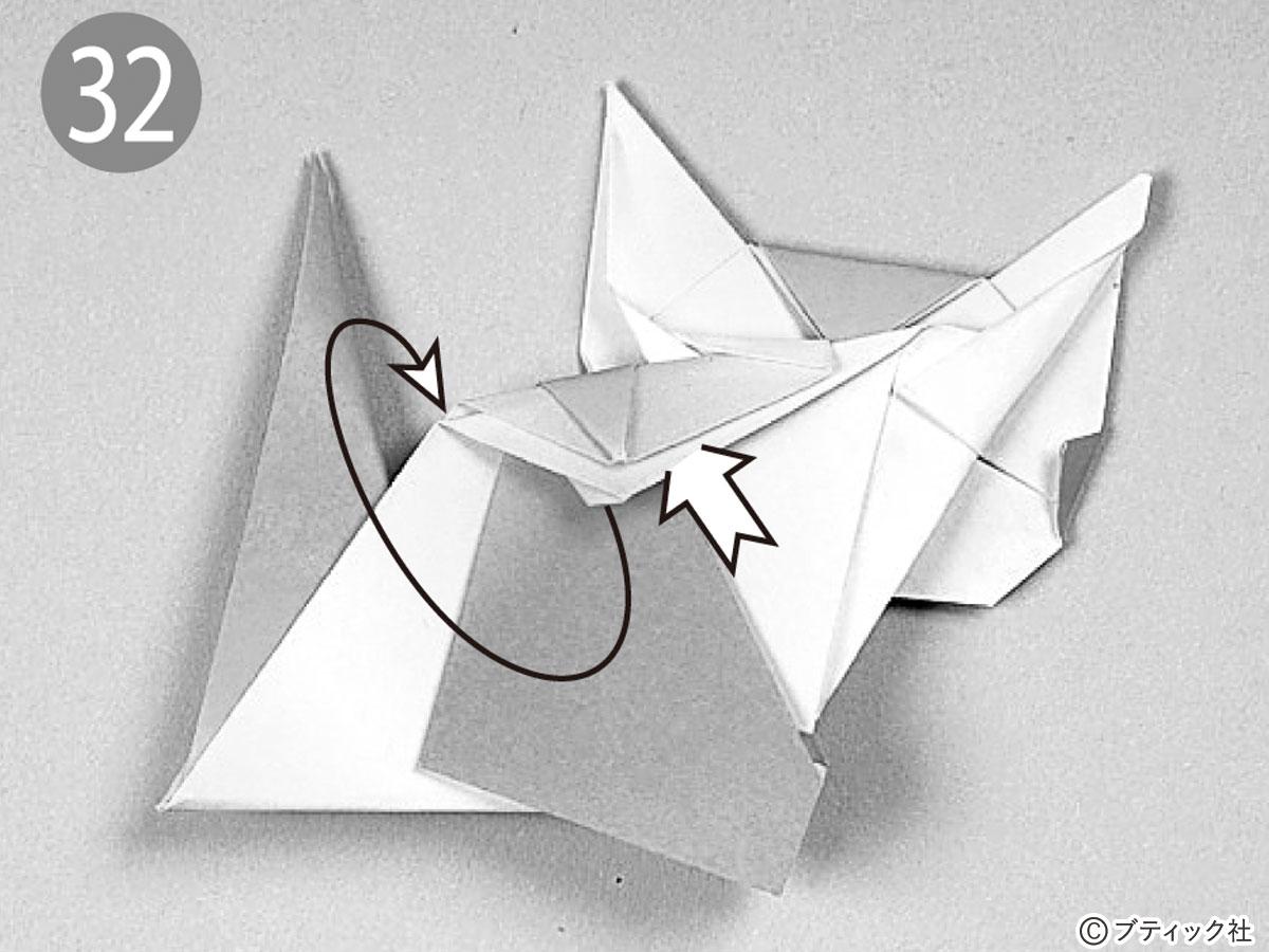 折り紙1枚で簡単 かわいい猫の折り方 立体 4ページ目 ぬくもり