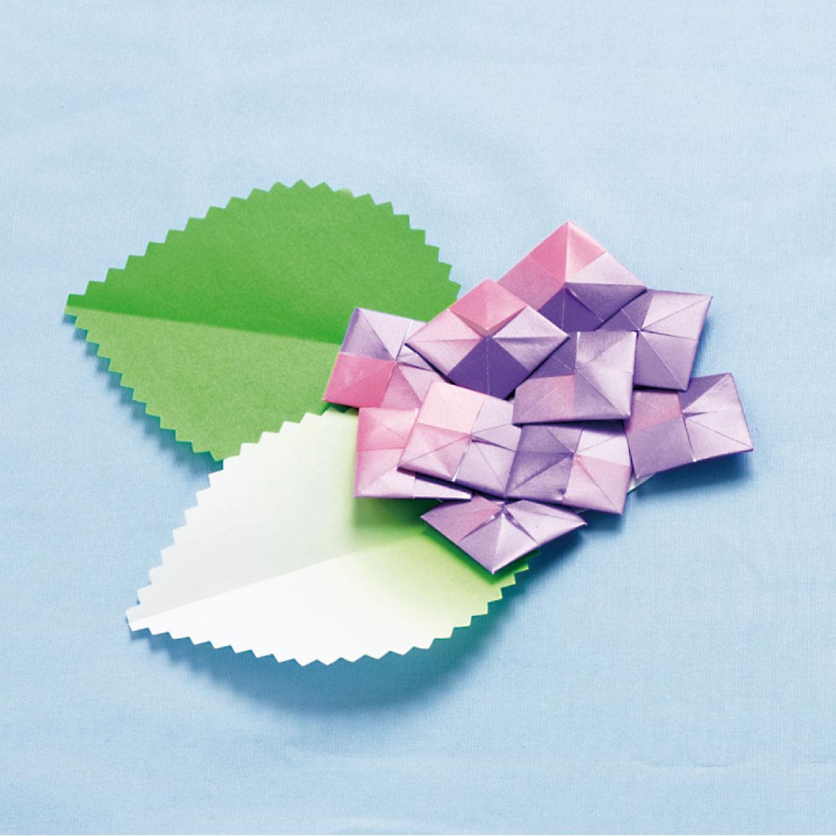 あじさいの折り紙 製作のまとめ 人気レシピ15選 ぬくもり