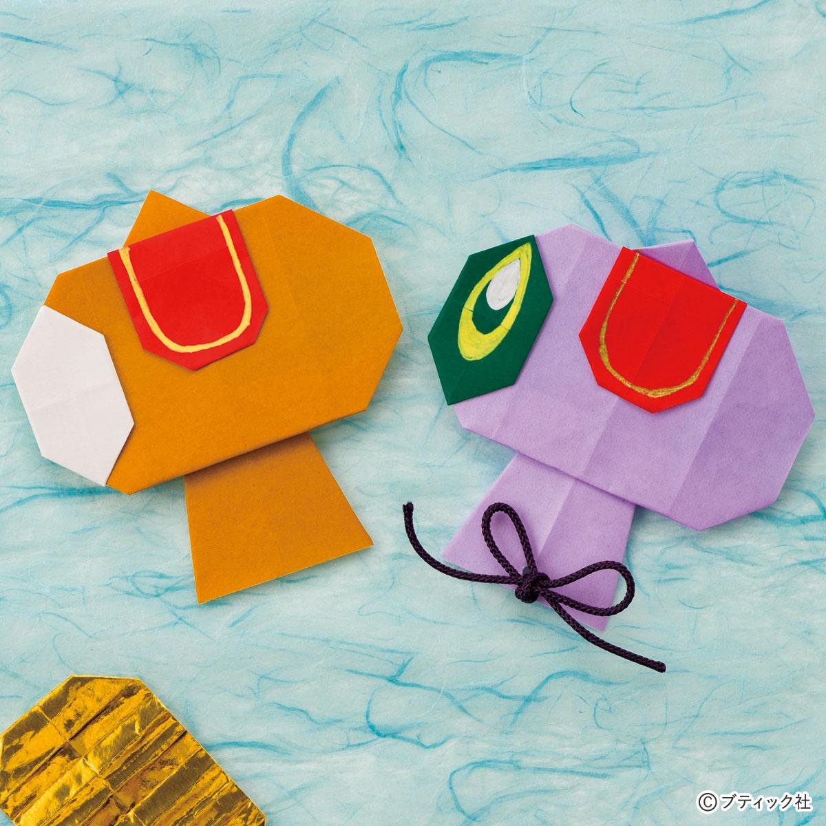 ねずみ だるま 折り紙 お正月の折り紙の折り方 簡単に子どもでも1月の飾りを作れます
