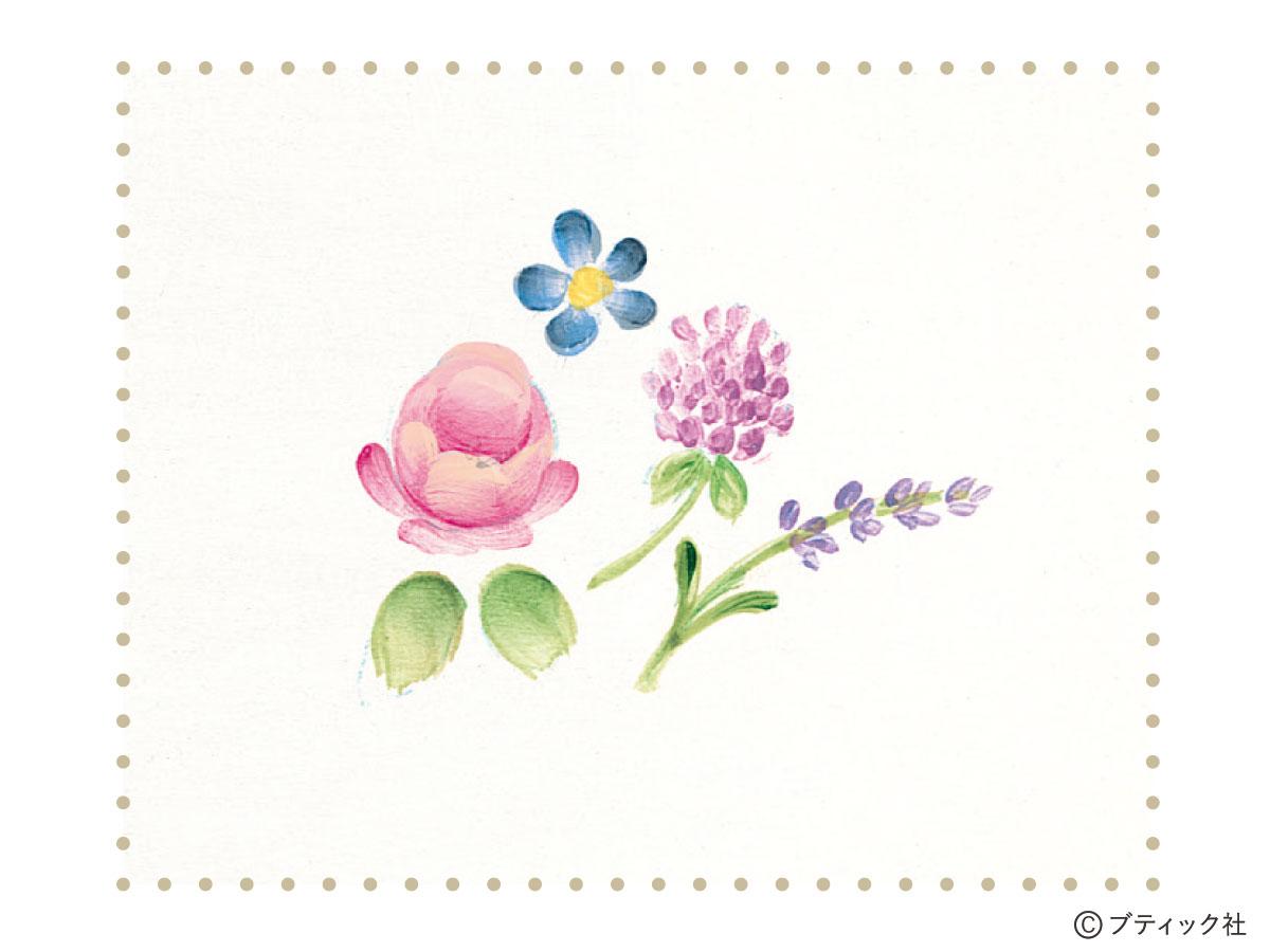 トールペインティング 家 木 花 の描き方 ぬくもり