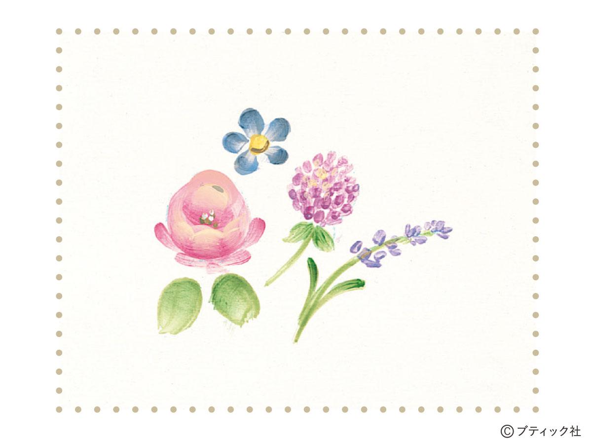 トールペインティング 家 木 花 の描き方 ぬくもり