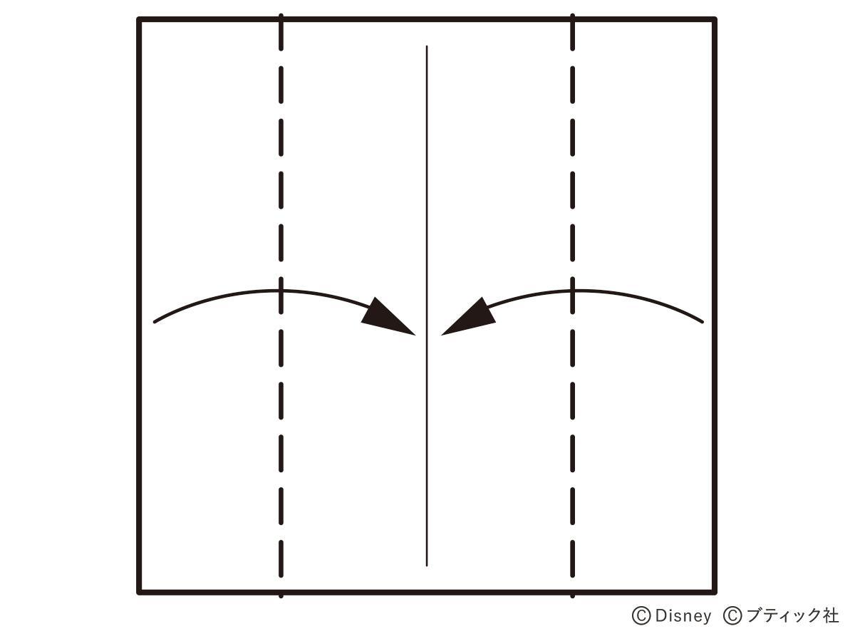 作って積んで遊ぶ ツムツムのチップ デールの折り方 ぬくもり