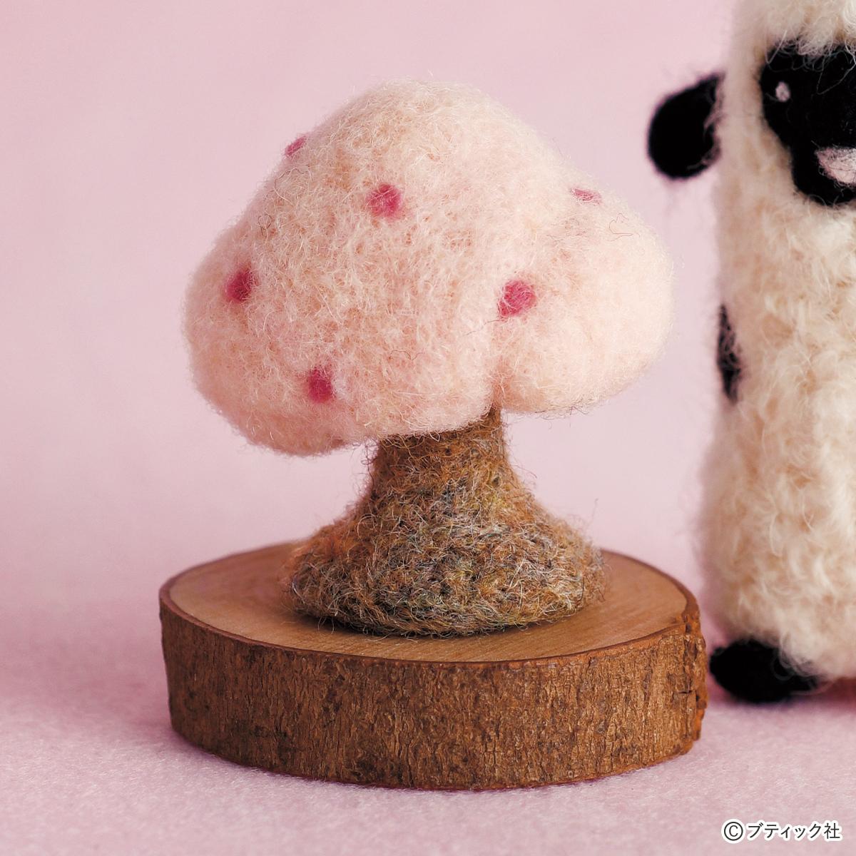 羊毛フェルトを使った「桜（サクラ）」の作り方(1ページ目)｜ぬくもり