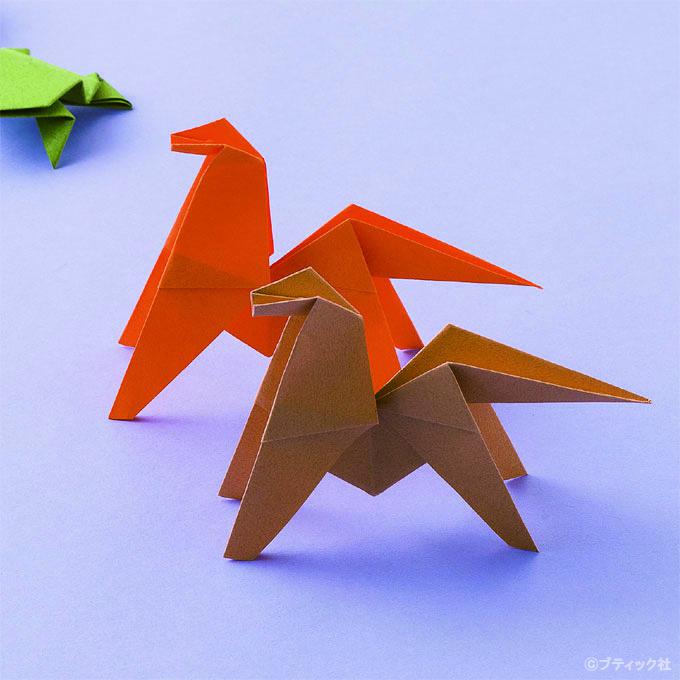 折り紙で折る動物 空中でくるんと一回転する宙返り馬の折り方 ぬくもり