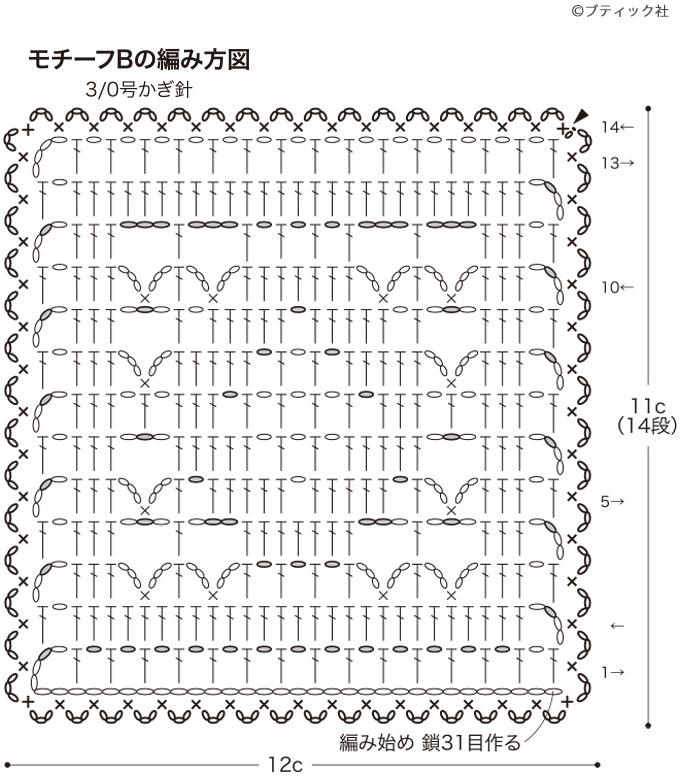 かぎ針編みで手作り お花とパイナップルモチーフのテーブルランナーの作り方 編み物 ぬくもり