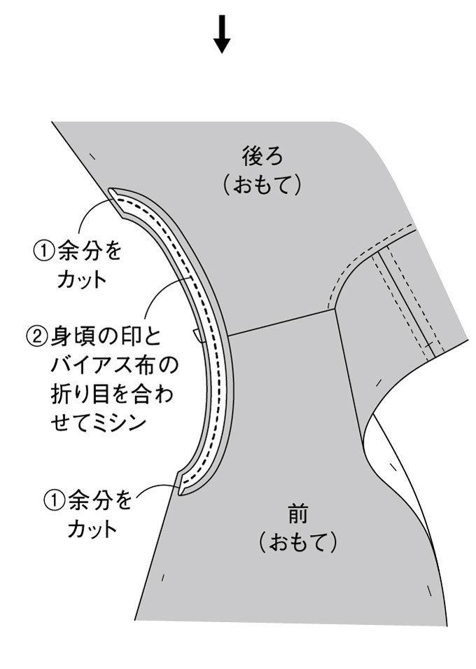 長めのゆったり袖がおしゃれ ロングベストの作り方 ぬくもり