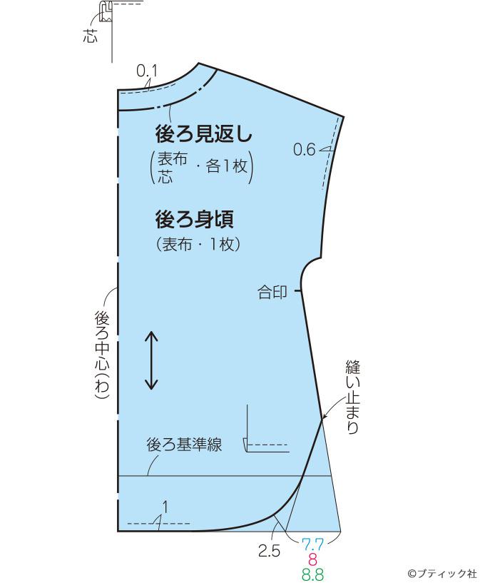 流行を取り入れた おしゃれなスリットネックのブラウスの作り方 ぬくもり