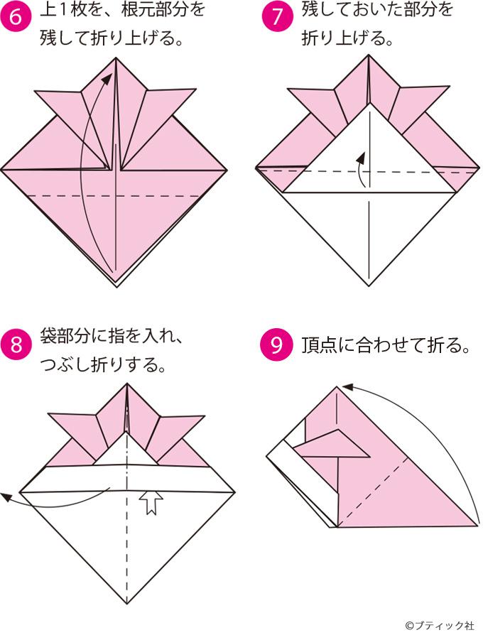 折り紙 金魚 立体 折り紙の 金魚 の簡単な折り方