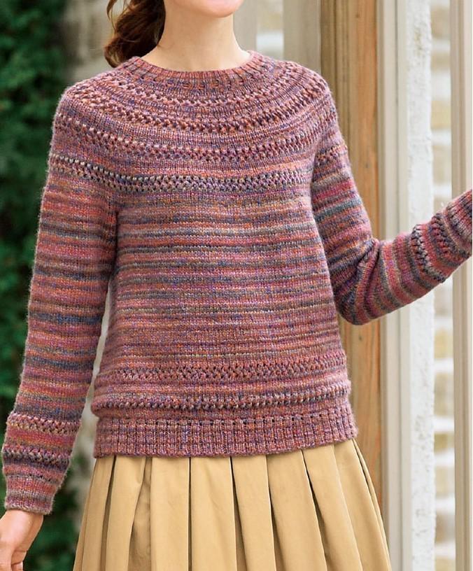グラデーションがおしゃれ！シンプルなセーターの編み方｜ぬくもり
