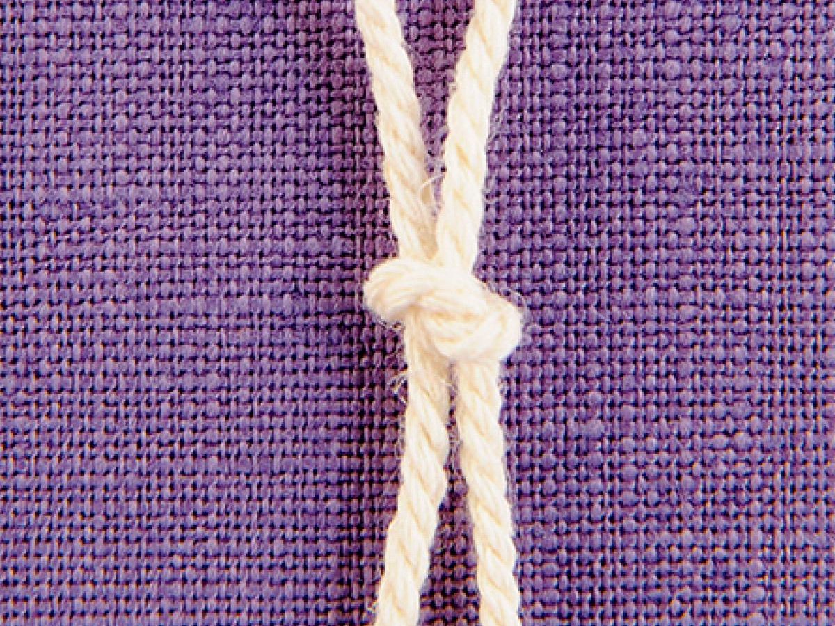 長さが調節できる とめ結びの結び方 紐結び方 飾り結び ぬくもり