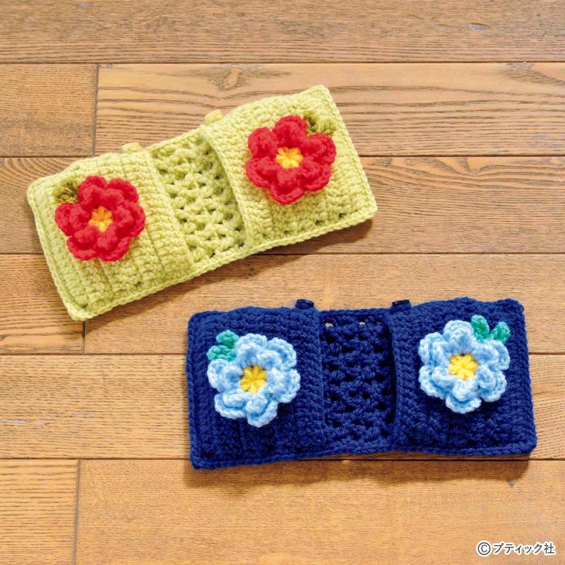お掃除が楽しくなる「お花のエコモップ」の編み方