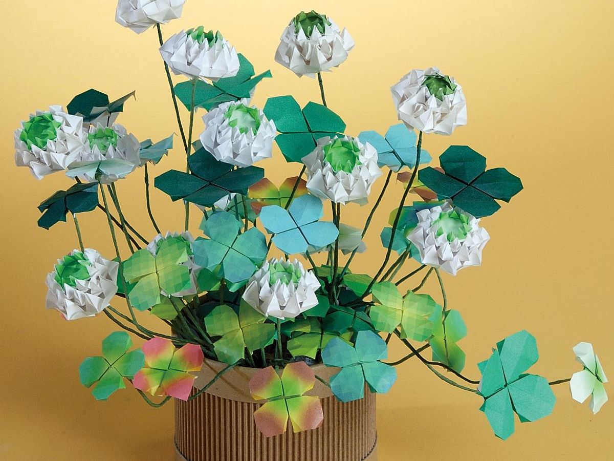 折り紙 立体 花 折り紙 花 花束の折り方15種類 簡単で可愛い作り方は 平面 立体