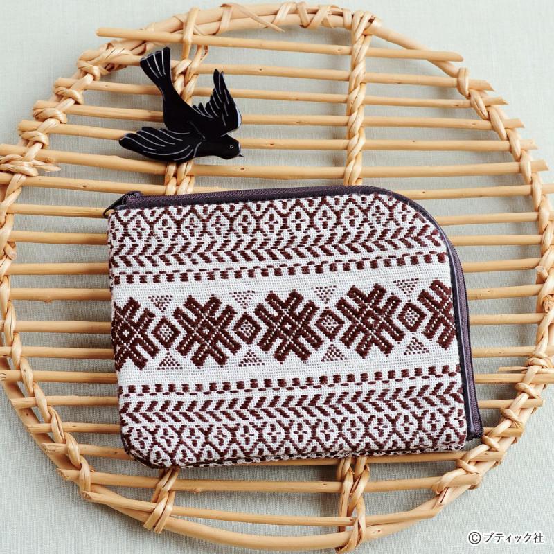 北欧風こぎん刺しでおしゃれになるマルチポーチの作り方