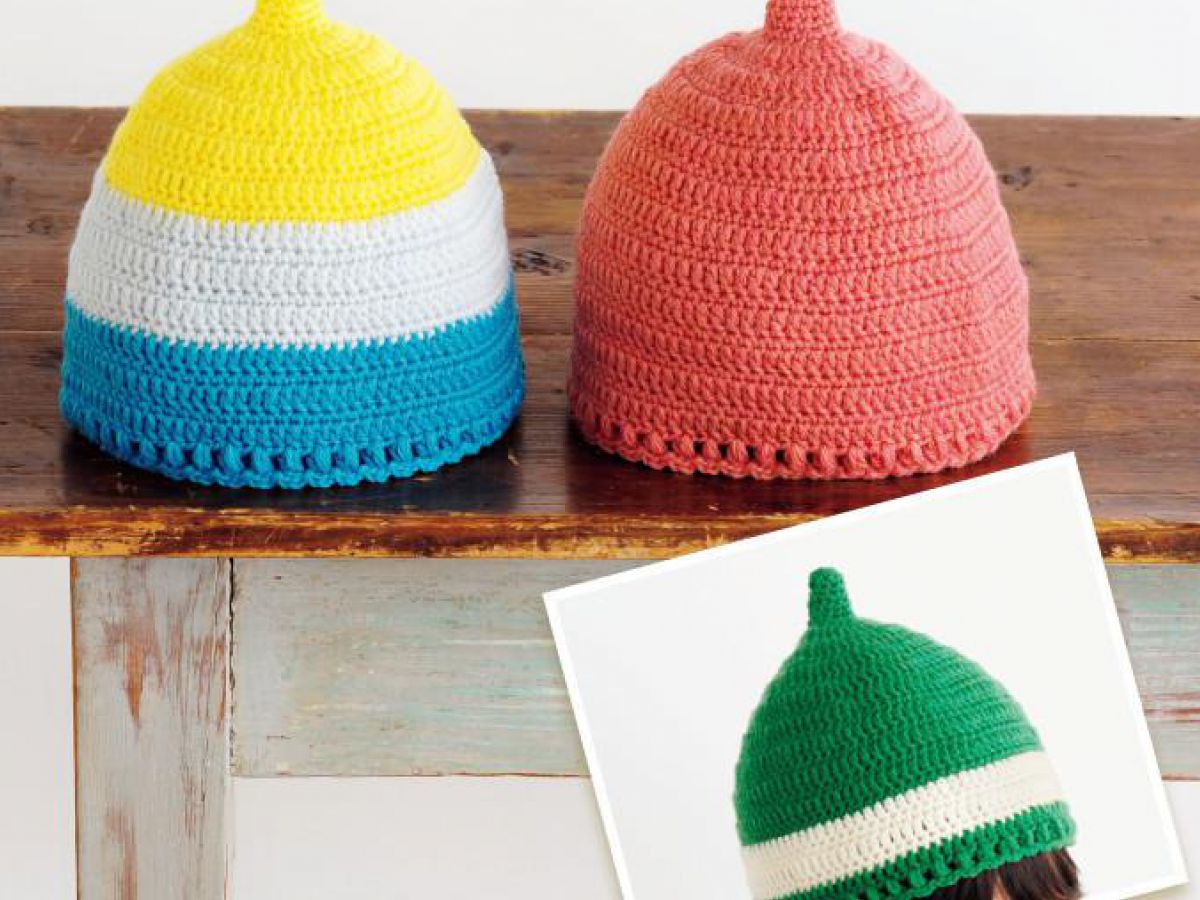 手編みで作る シンプルでかわいいどんぐり帽子の作り方 子ども ぬくもり