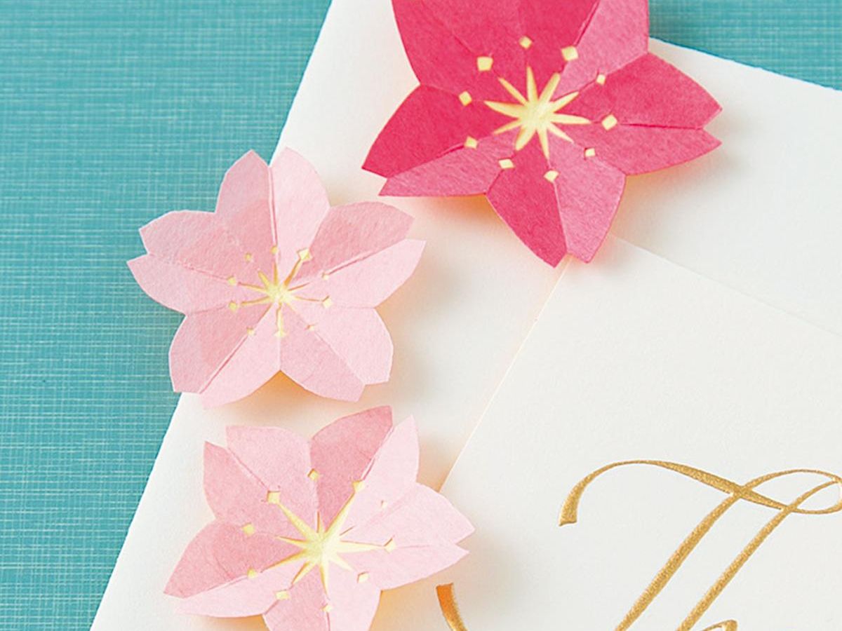 折り紙 桜の折り方 おすすめ4選 立体的な花びらも簡単に作れる 2ページ目 ぬくもり