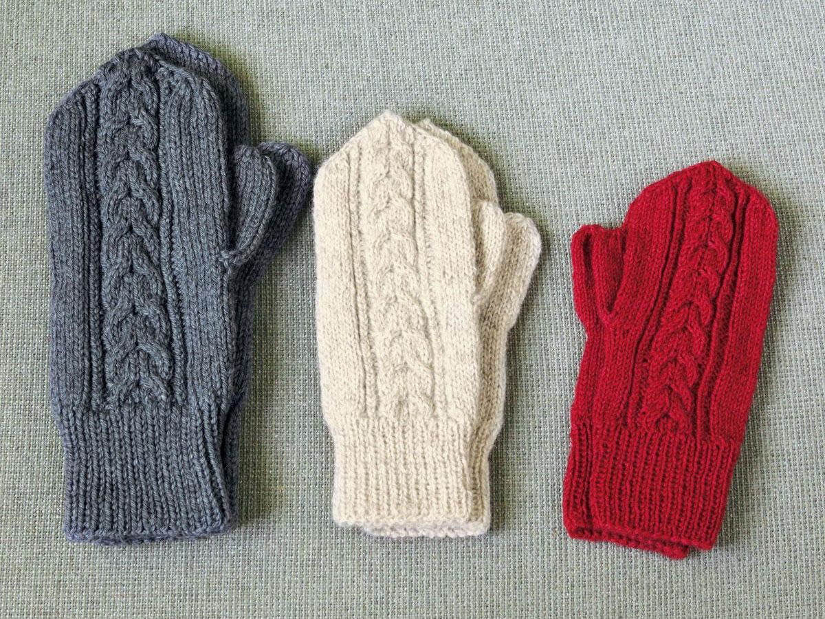 毛糸のファミリーミトン 手袋 の編み方 ぬくもり