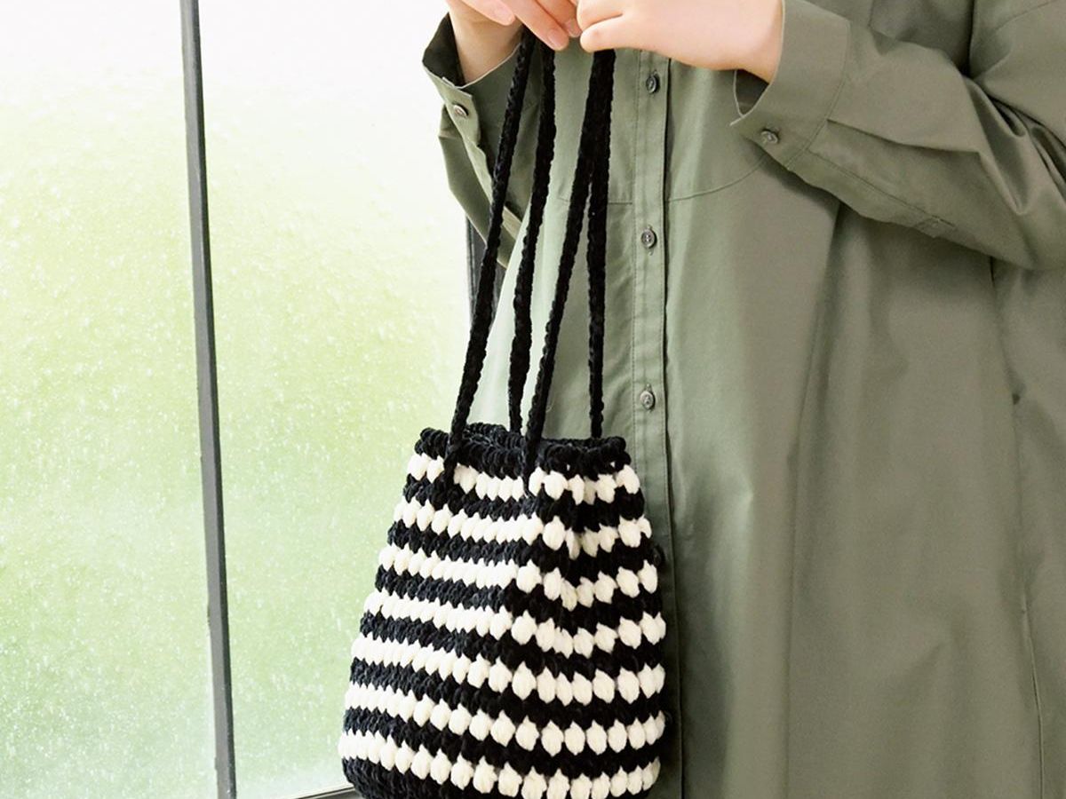手編みのバッグ - ハンドバッグ