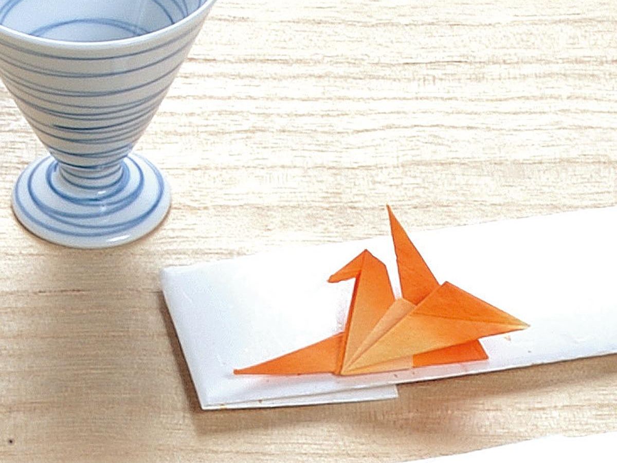 簡単折り紙 お祝いシーンで使える 福鶴の箸袋 の作り方 3ページ目 ぬくもり