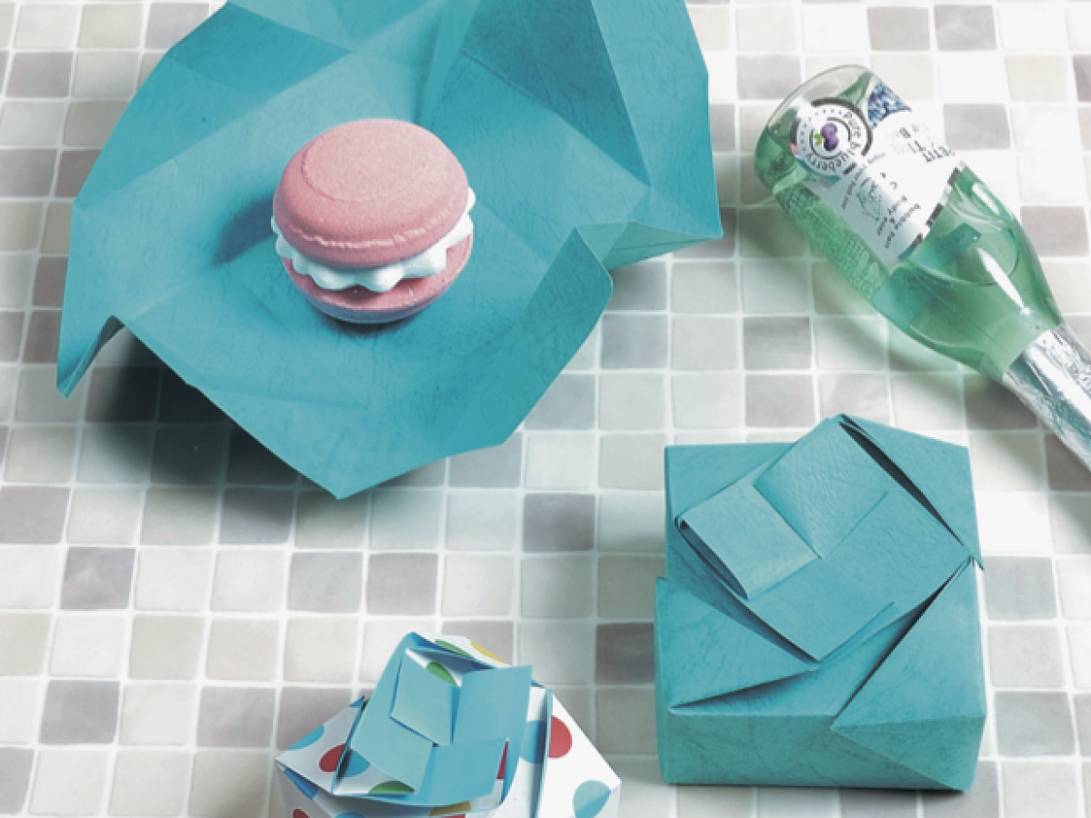 折り紙 立体たとう の作り方 レシピ販売 ぬくもり