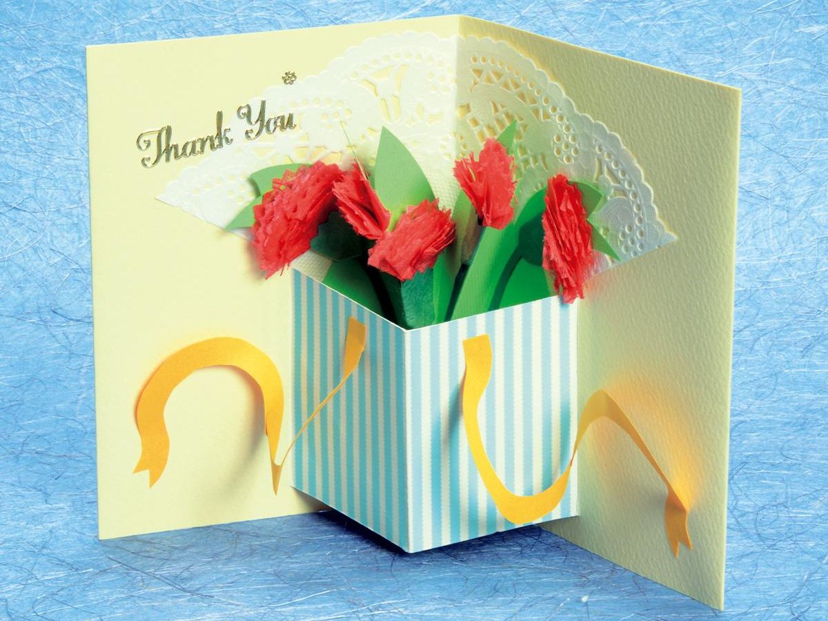 1周年記念イベントが ３Ｄ立体カードグリーティングカード母の日カードお母さんの誕生日カード