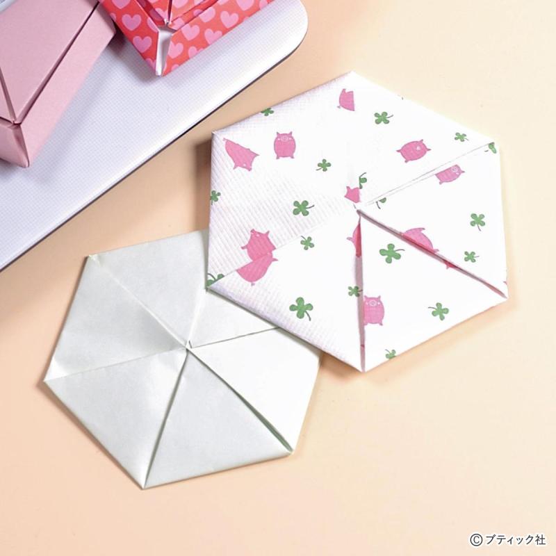 簡単でかわいい「六角形の手紙」の折り方