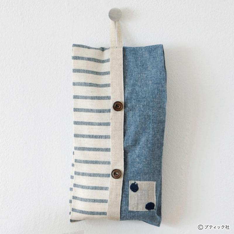 「掛けられるボックスティッシュケース」の作り方