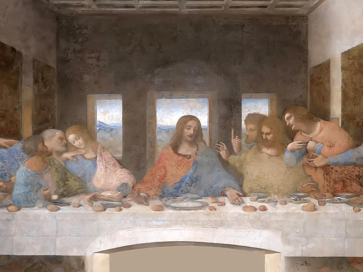 有名な絵画のまちがい探し『最後の晩餐』(1ページ目)｜ぬくもり