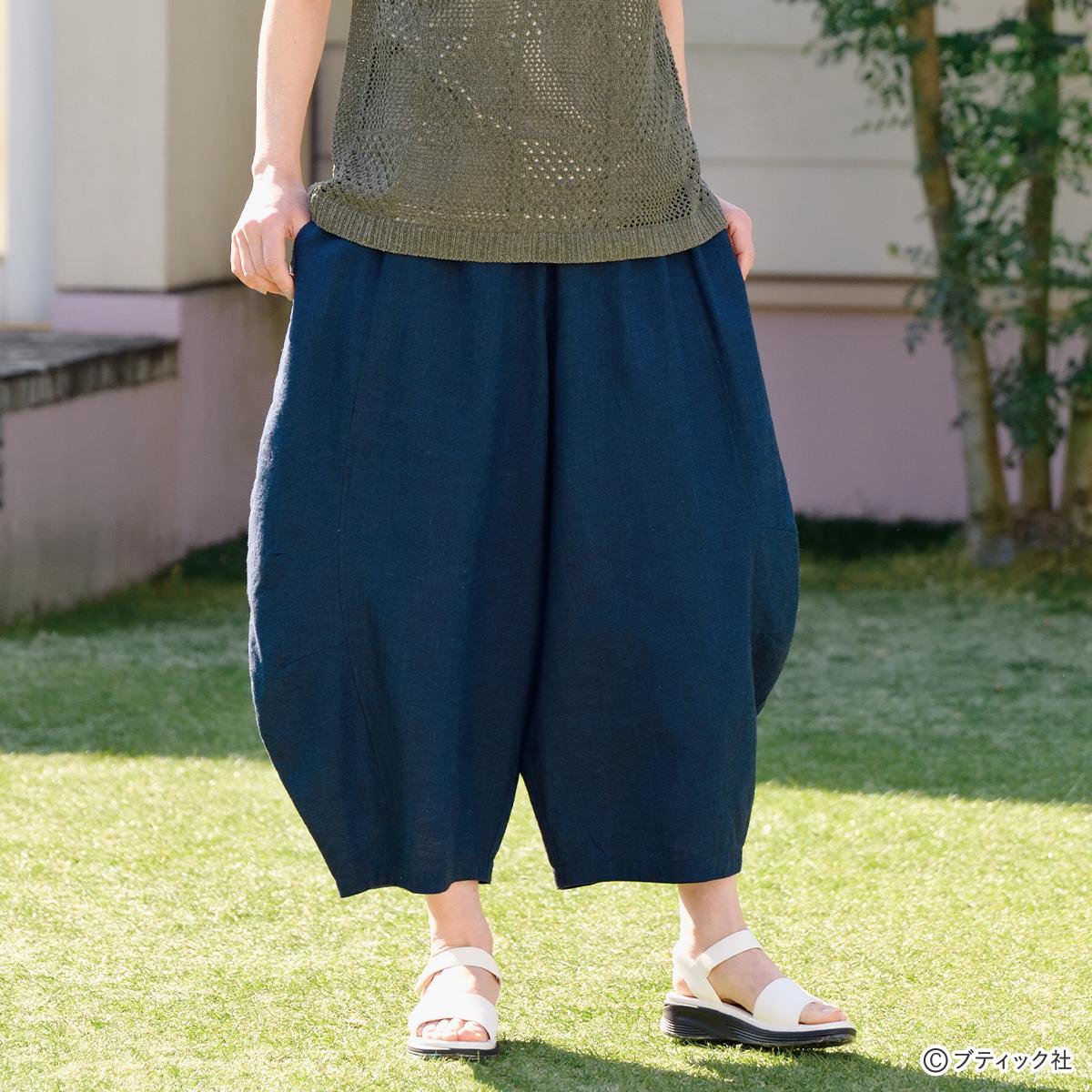 コクーンシルエットパンツ」の作り方(1ページ目)｜ぬくもり