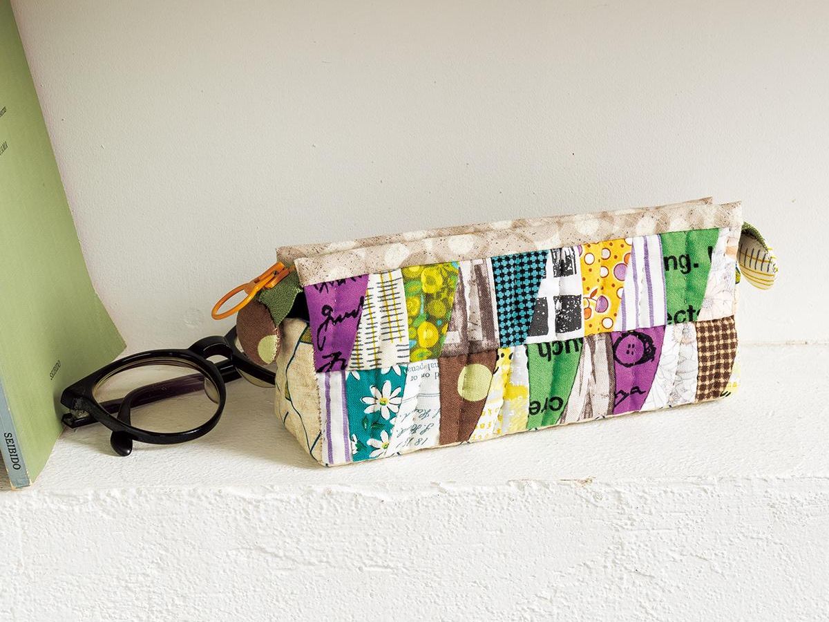 パッチワーク「ガード付きメガネケース」の作り方｜ぬくもり