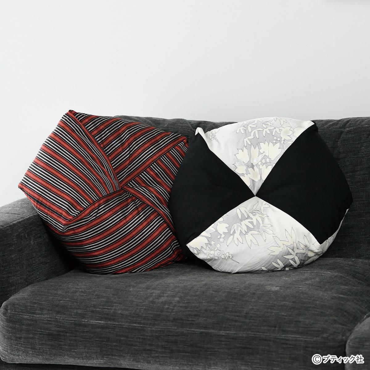 飾ってよし、座ってよし！「おじゃみクッション」の作り方｜ぬくもり