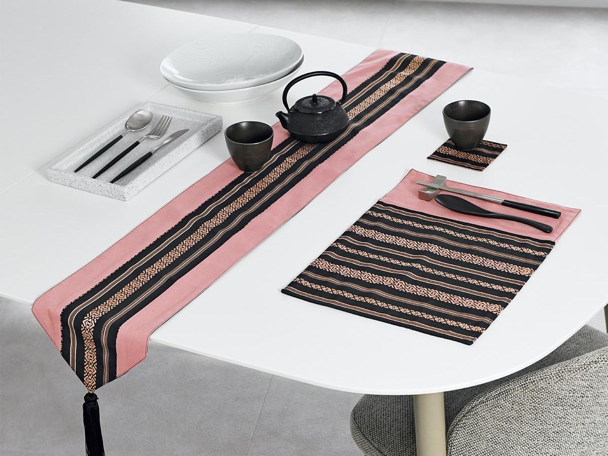 博多帯をリメイクした「テーブルセッティング」の作り方｜ぬくもり