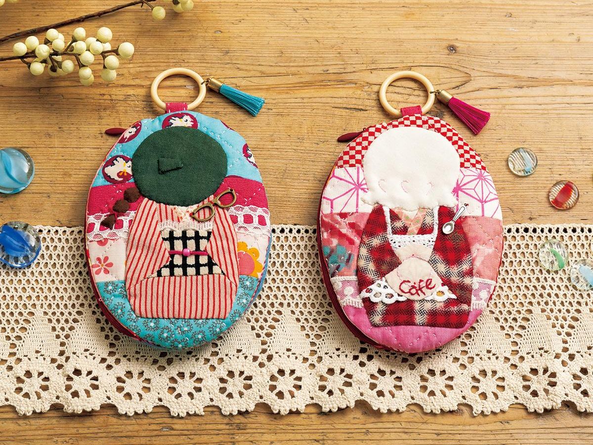 パッチワーク「大正ロマンがレトロなポーチ」の作り方｜ぬくもり