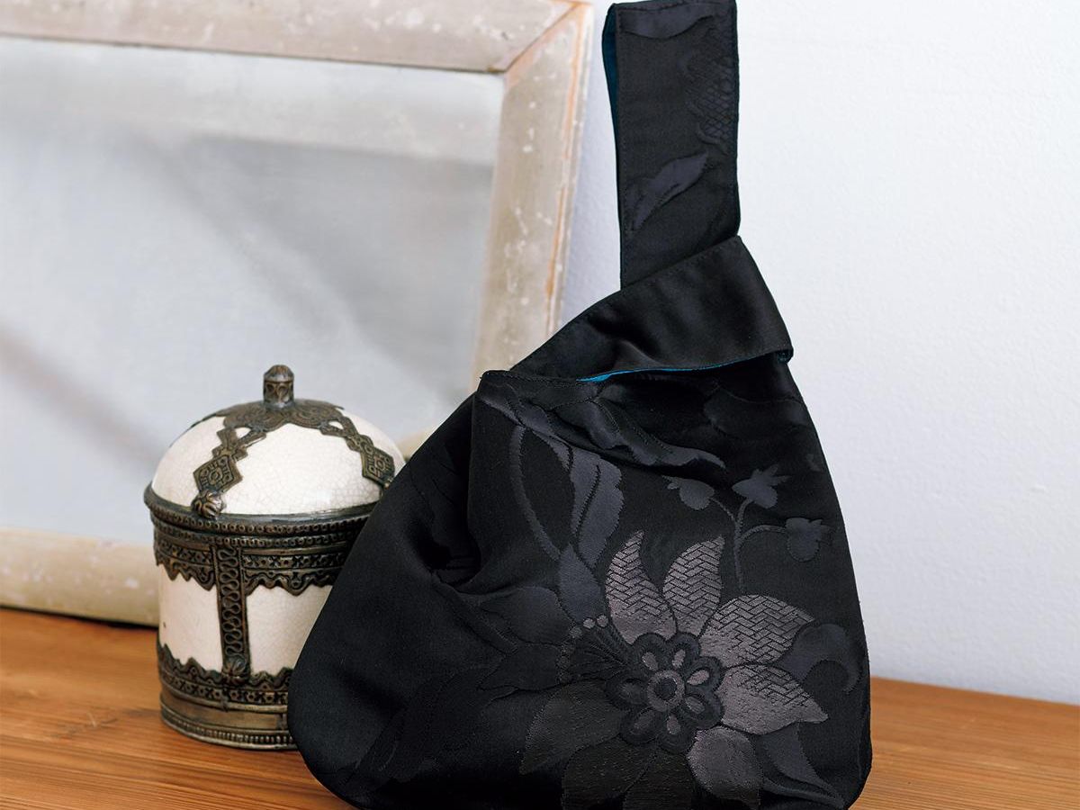 名古屋帯をリメイク！「ワンハンドルバッグ」の作り方｜ぬくもり