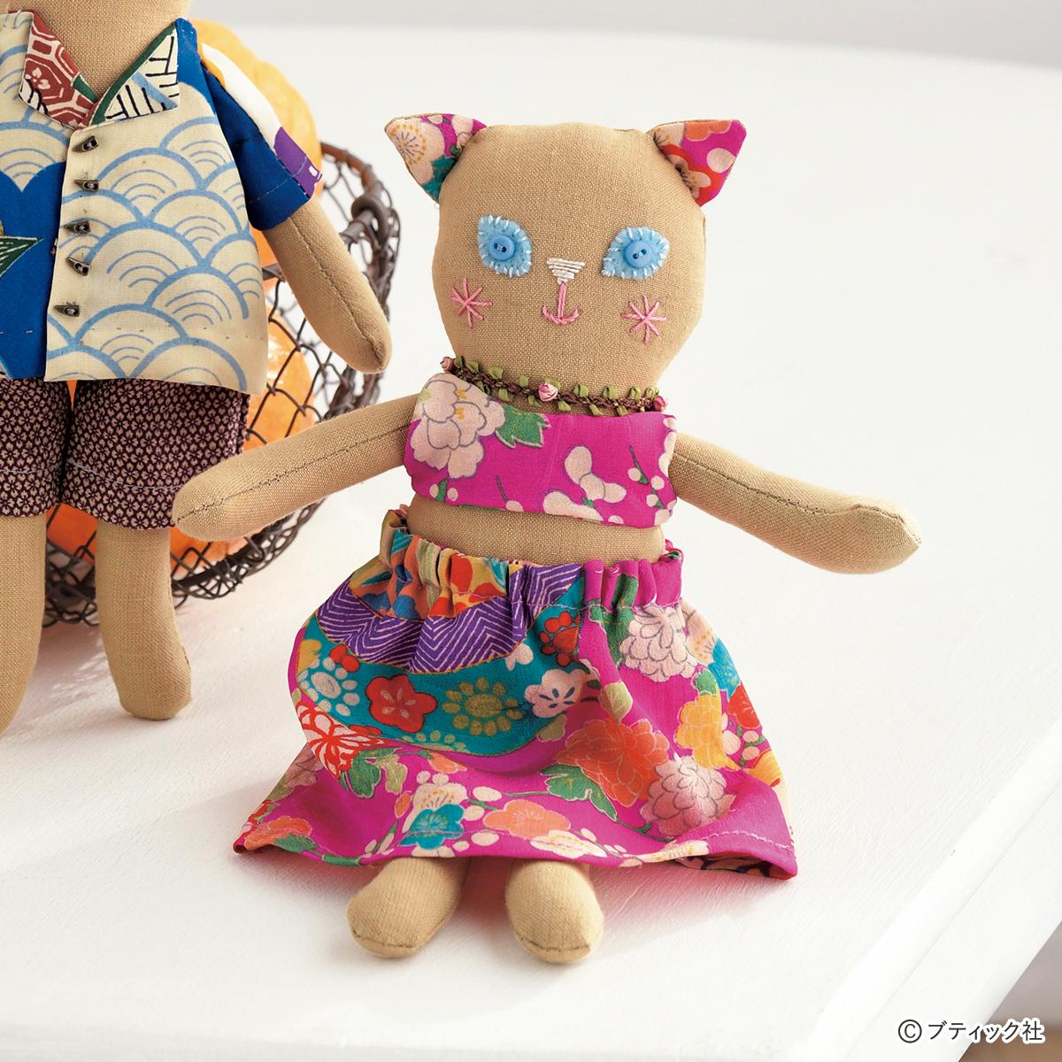 aoha様　ぬい服　ハンドメイド　メイド　10cm ピンク　猫耳　猫　ホワイト aoha様ぬい服ハンドメイドメイド10cm ピンク猫耳猫ホワイト