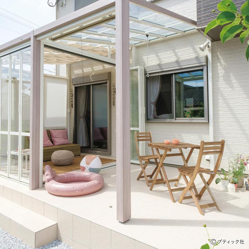 お庭にもう一つ新たなお部屋を！ガーデンルームを公開！