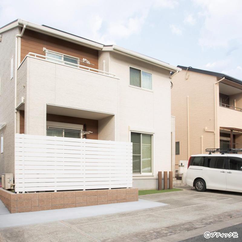 大きくなりすぎた樹木を撤去し新たに目隠しフェンスを設置！