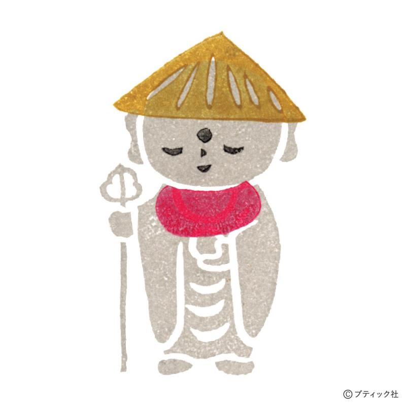 僧侶がつくる癒しの消しゴムはんこ「お地蔵さま」の作り方