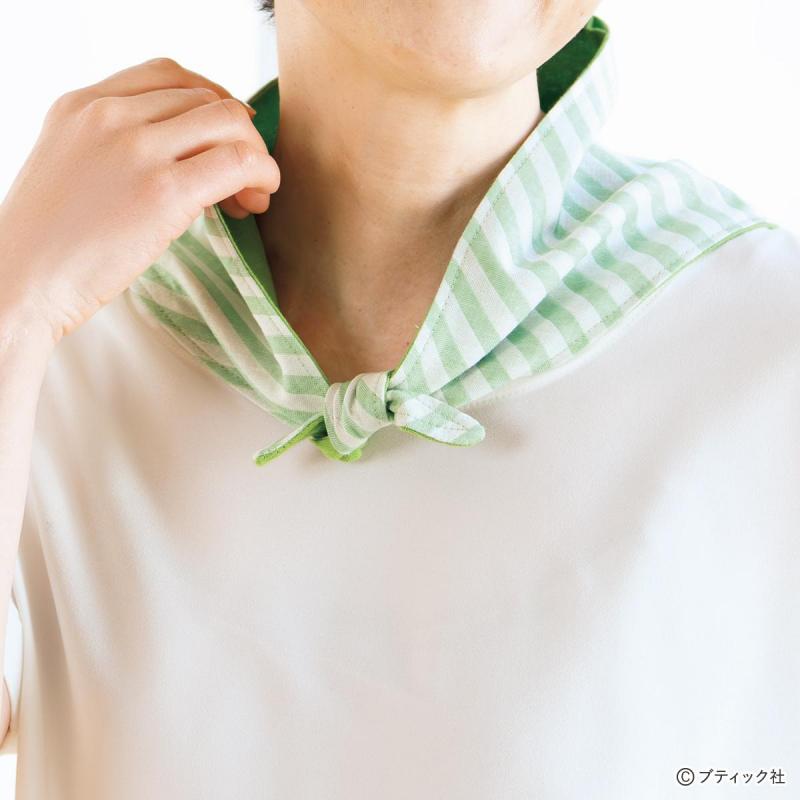 「三角形のネッククールスカーフ」の作り方