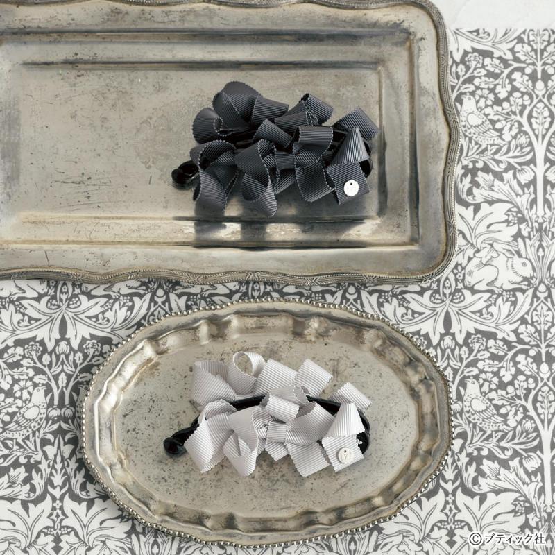 「ループリボンのバナナクリップ 」の作り方