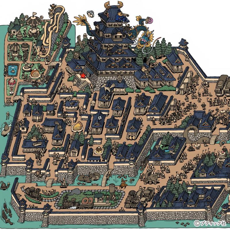 迷路「江戸城」で遊ぼう！