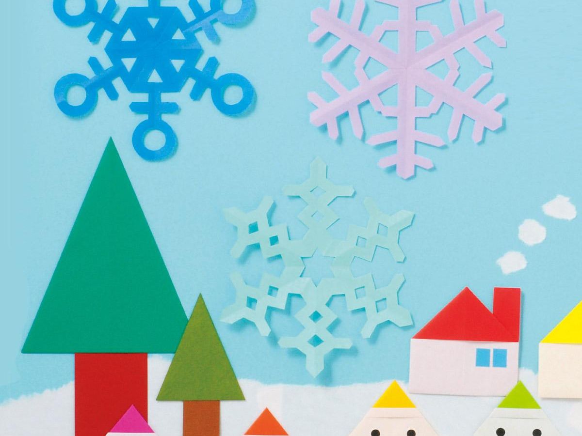 子どもとクリスマス準備 折り紙を切り絵で作る雪の結晶の作り方 ぬくもり