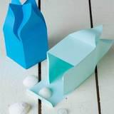 一枚の折り紙で作る「チューリップ型ギフトボックス」折り方