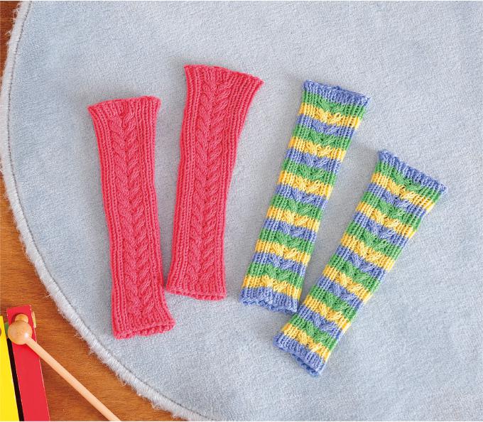 簡単手作り ベビー用レッグウォーマー の編み方 ぬくもり