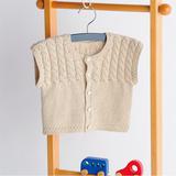 赤ちゃん用「おしゃれな手編みのベスト」の編み方