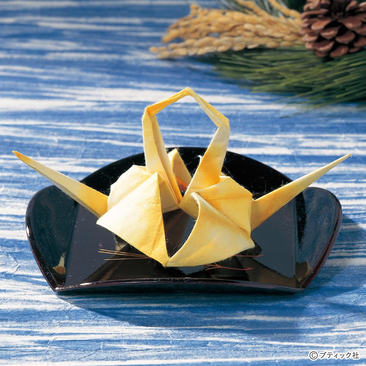 折り紙 連鶴 の折り方 美しくリアルな相生 あいおい ぬくもり