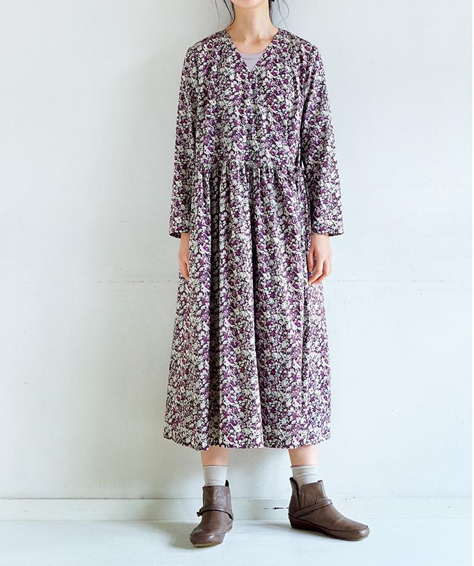 花柄のカシュクールワンピースとシンプルなブラウスの作り方 花柄のカシュクールワンピースとシンプルなブラウスの作り方